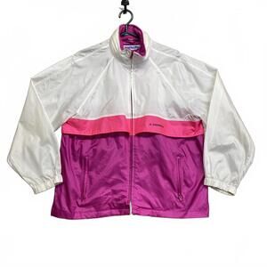 Vintage 90's Park City Colourblock Windbreaker Jacket Retro Womens Size XL